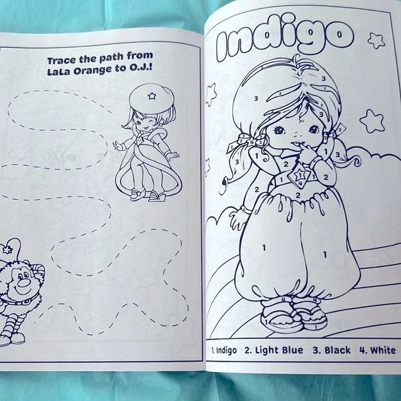 Rainbow Brite Coloring Book - Picture 7 of 8